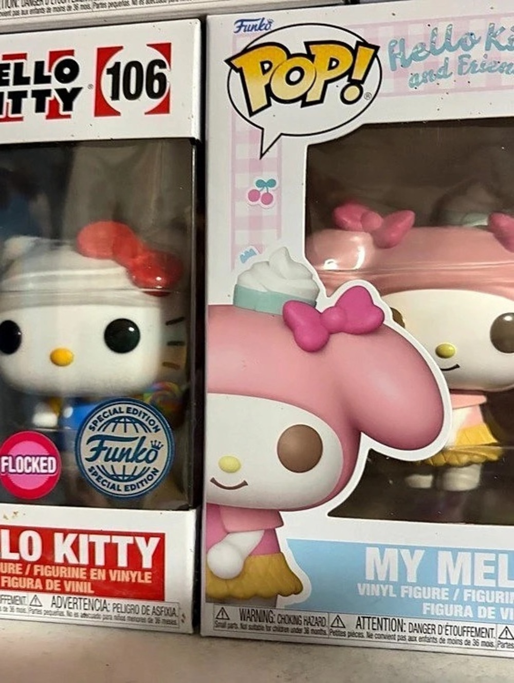 Funko Pop! Hello Kitty #106 and My Melody #103 Hello Kitty & My Melody Boxed